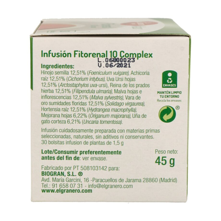 Fitorenal 10 complex