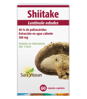 Shiitake - 60 cápsulas - Sura Vitasan
