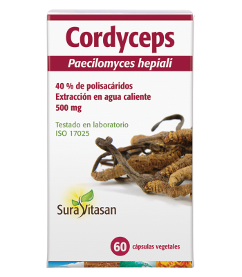 Cordyceps - 60 cápsulas - Sura Vitasan