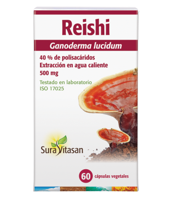 Reishi - 60 cápsulas - Sura Vitasan