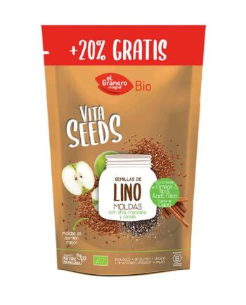 Vitaseeds Semillas de Lino, Chía, Manzana y Canela