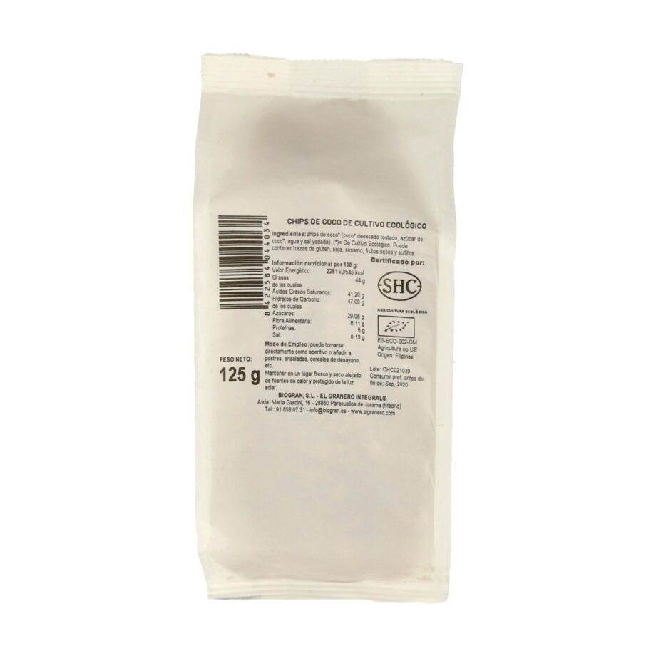 Chips de coco