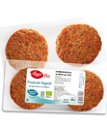 Hamburguesa vegetal de Mijo con Chía Bio