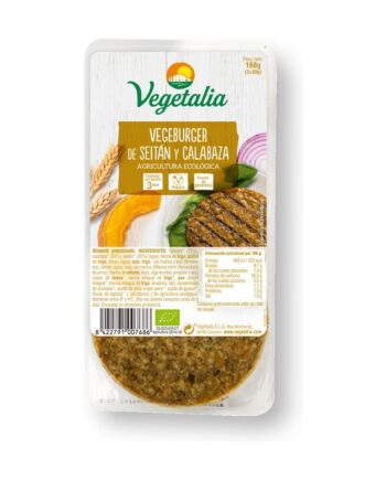 Vegeburguer Seitán y Calabaza Bio