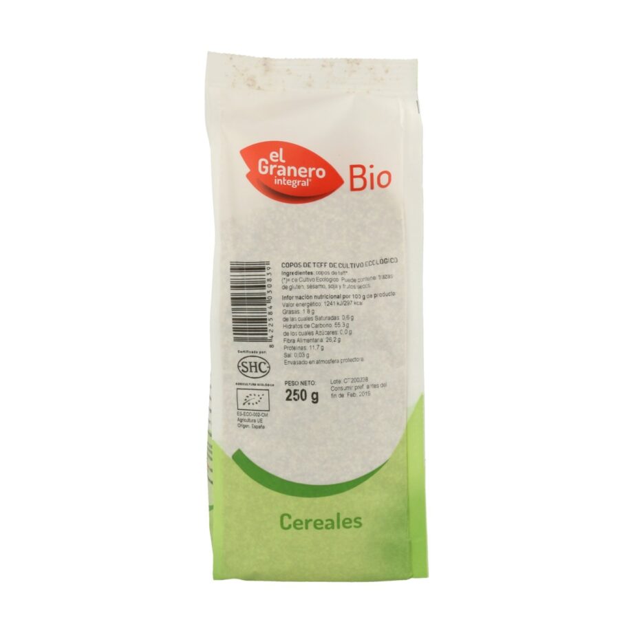 Copos de teff