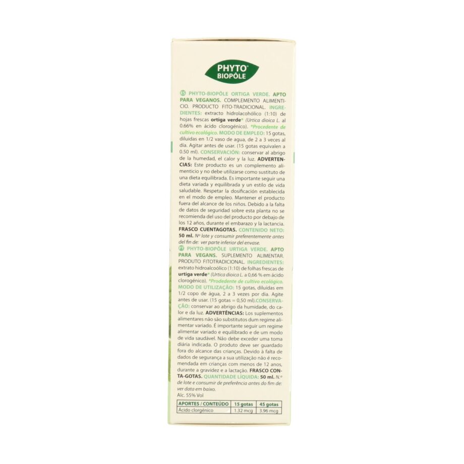 Phytobiopole Ortiga Verde (Diurético Depurativo)