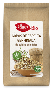 Copos de Espelta Germinada Bio 500 gr