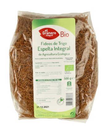 Fideos de Espelta Integral Bio