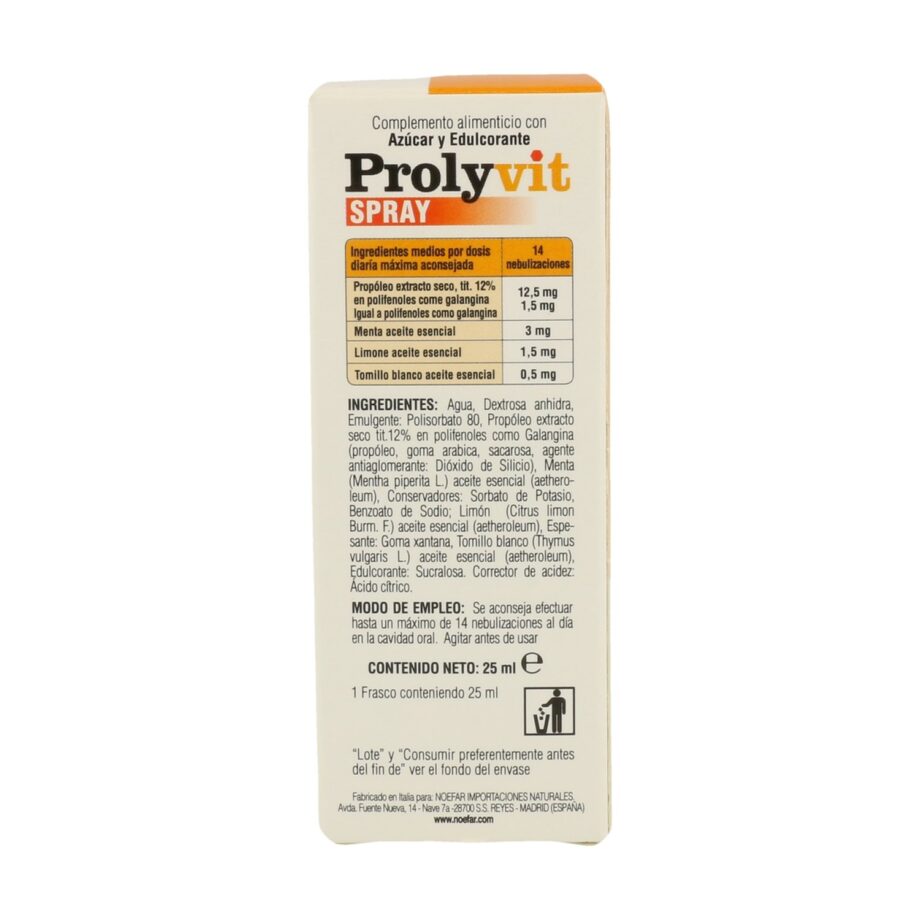 Prolyvit (propoil) spray garganta