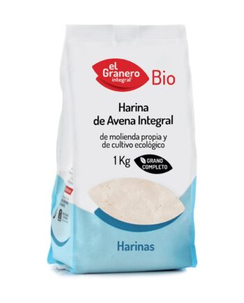 Harina de avena integral