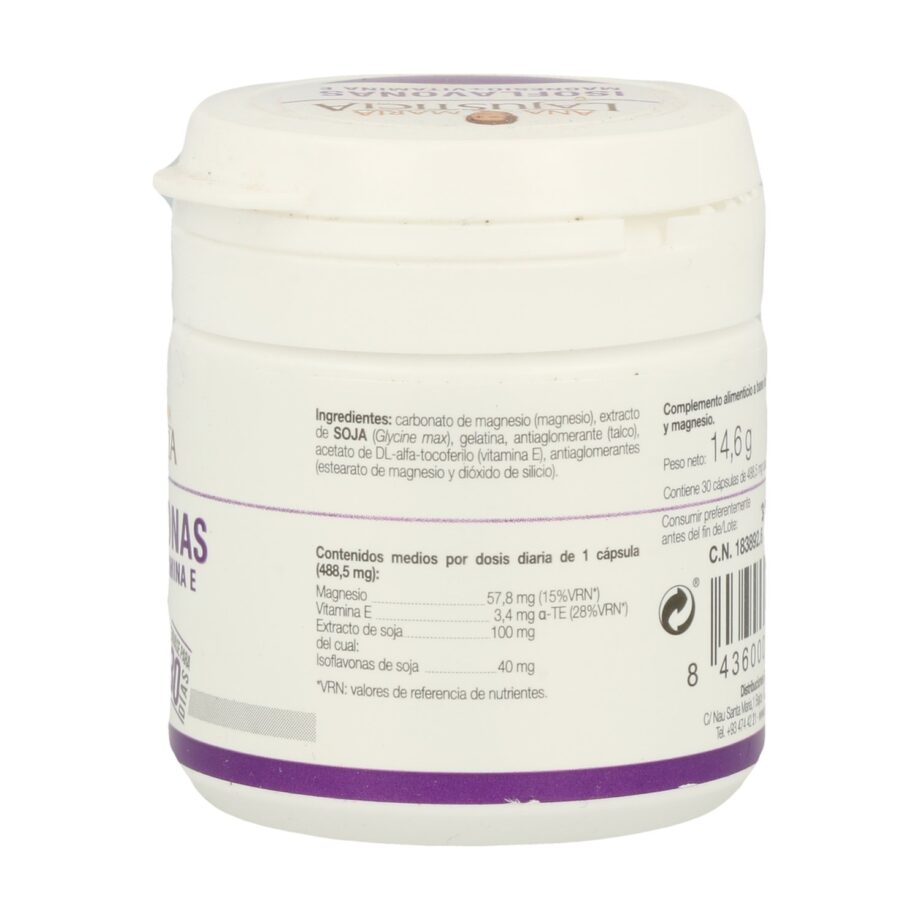 Isoflavonas con Magnesio y Vitamina E