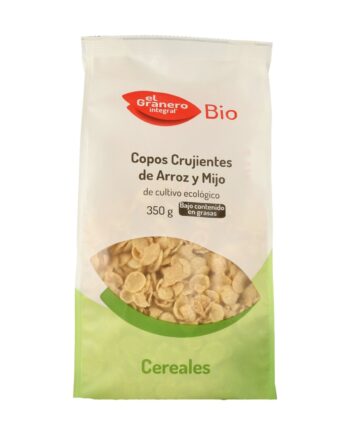 Copos Crujientes de Arroz y Mijo Bio