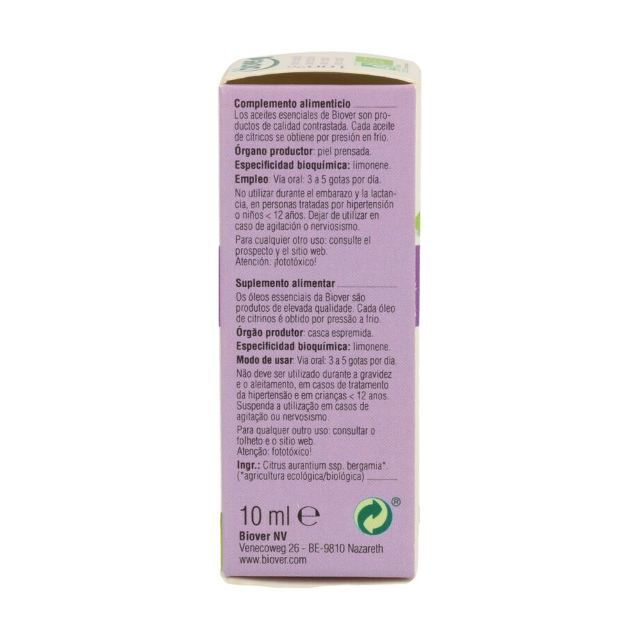 Aceite Esencial de Bergamota Bio