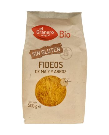 Fideos de Maíz y Arroz Sin Gluten Bio