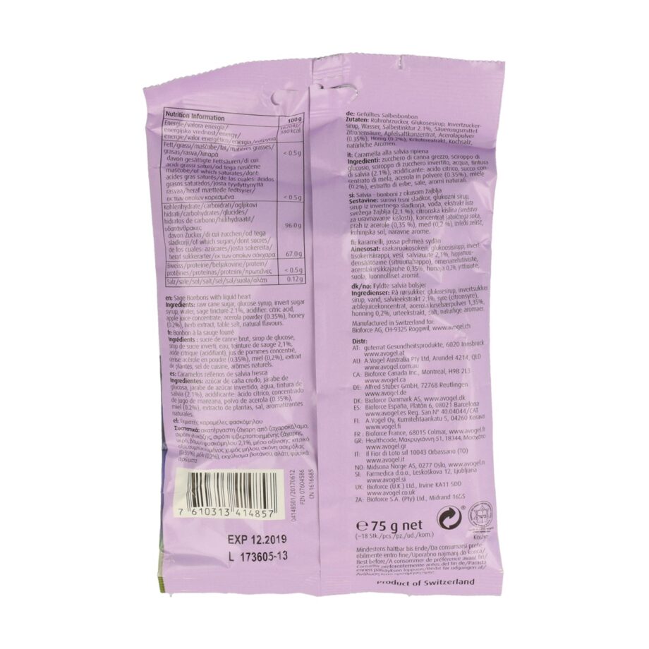 Salvia Bonbons (Caramelos) Bolsa