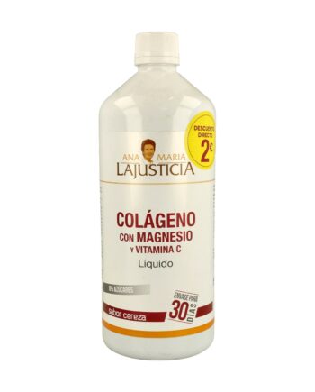Colágeno con Magnesio y Vitamina C Líquido Bebible (Sabor Cereza)