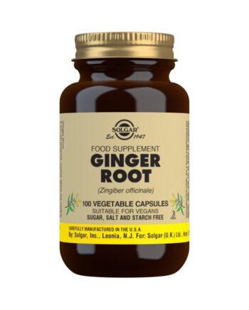 Jengibre Raíz (Zingiber officinale) - 100 Cápsulas vegetales