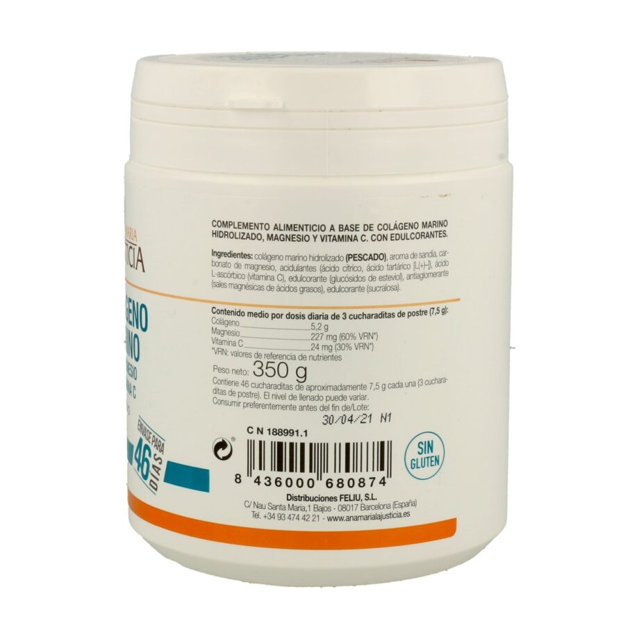Colágeno Marino con Magnesio y Vitamina C sabor Sandía