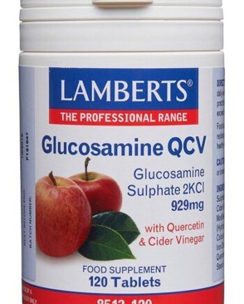Glucosamina QCV 929 mg de Sulfato de Glucosamina 2KCI - 120 Tabletas