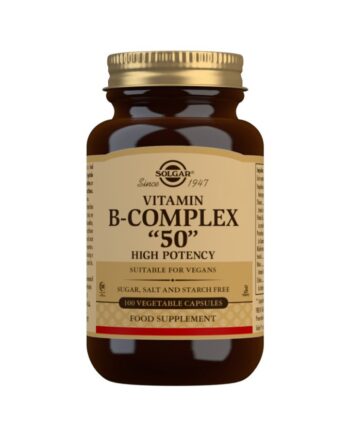 Vitamina B-Complex "50" Alta potencia - 100 Cápsulas vegetales