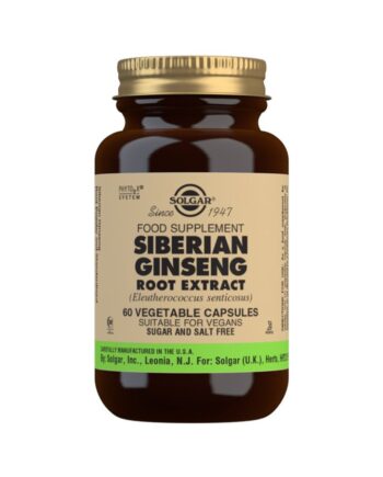 Ginseng Siberiano Extracto de Raíz (Eleutherococcus senticosus) - 60 Cápsulas vegetales