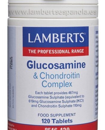 Complejo de Glucosamina 467 mg y Condroitina 110 mg 120 tabletas - 120 Tabletas