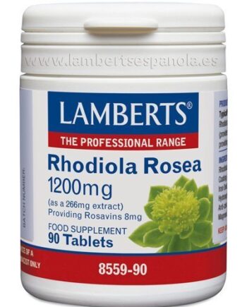 Rhodiola Rosea 1200 mg extracto aportando 8 mg de Rosavinas - 90 Tabletas