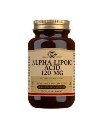 Ácido Alfa-Lipoico 120 mg - 60 Cápsulas vegetales