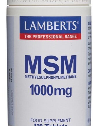 MSM 1000 mg de Fuente Natural - 120 Tabletas