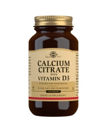 Citrato de Calcio con Vitamina D3 - 240 Comprimidos
