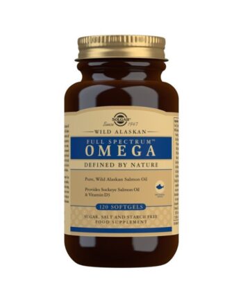 Full Spectrum™ Omega - Aceite de Salmón Salvaje de Alaska - 120 Cápsulas blandas
