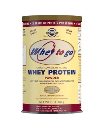 Whey To Go Proteína de suero en polvo (Sabor vainilla) - 340 gr