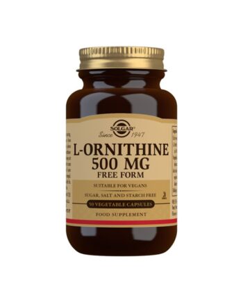 L-Ornitina 500 mg - 50 Cápsulas vegetales